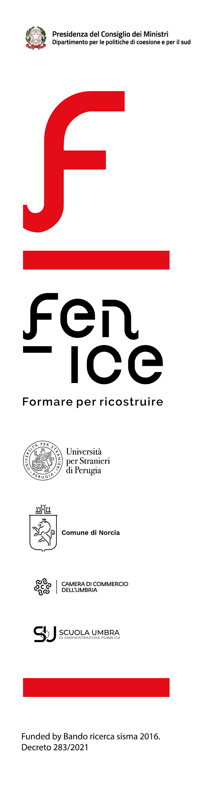 logo Fenice e loghi dei partner del progetto