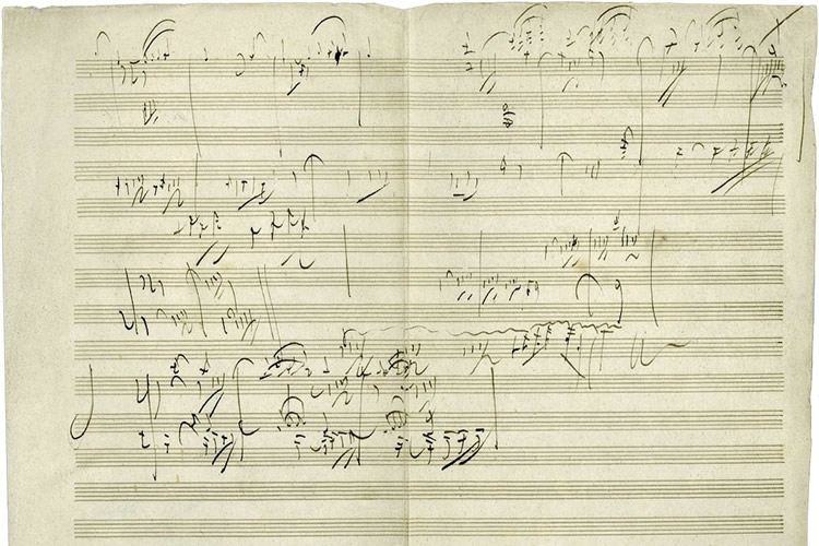 Immagine di appunti di Beethoven