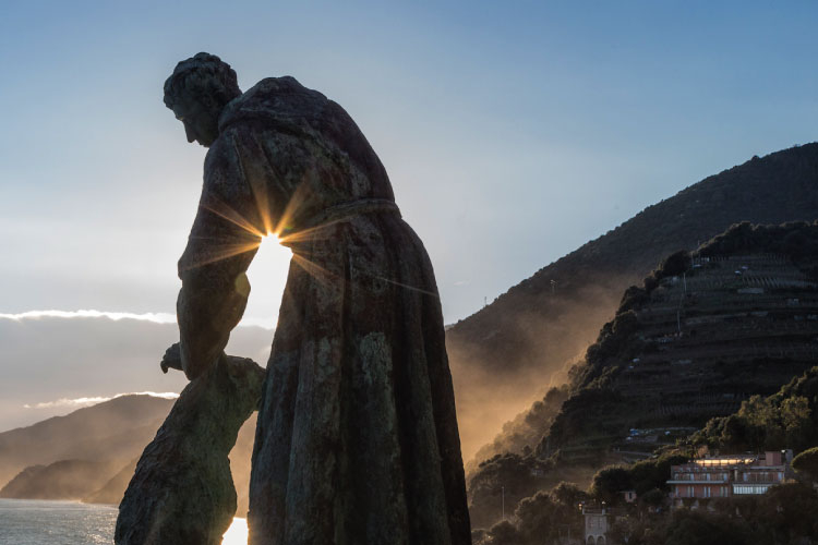Foto di una statua di San Francesco - Autore Gianfranco Negri