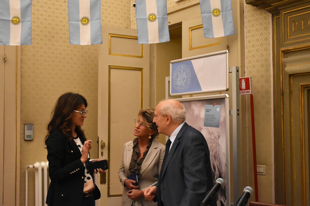 Riccardo Campa - Seminario: L’elegia letteraria argentina: Jorge Luis Borges e Ernesto Sabato Expo Argentina all'Università per Stranieri di Perugia 30-31 maggio 2017