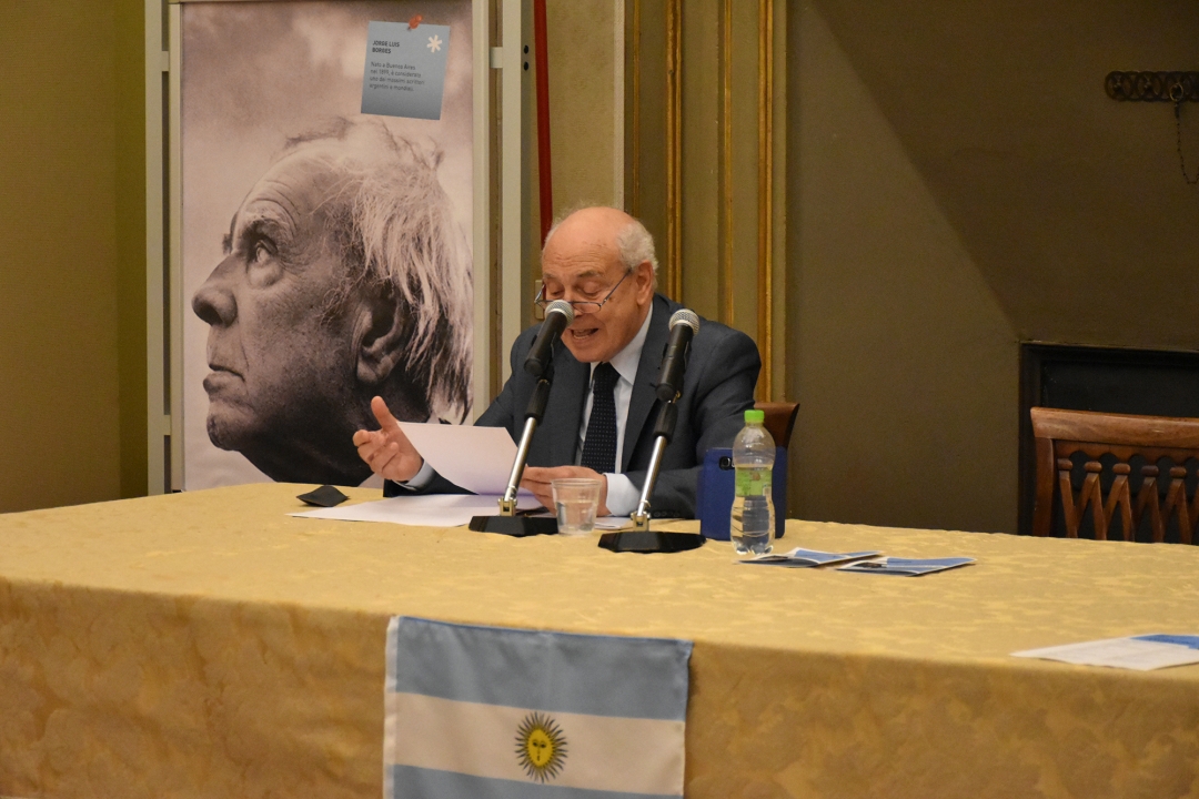 Riccardo Campa - Seminario: L’elegia letteraria argentina: Jorge Luis Borges e Ernesto Sabato Expo Argentina all'Università per Stranieri di Perugia 30-31 maggio 2017
